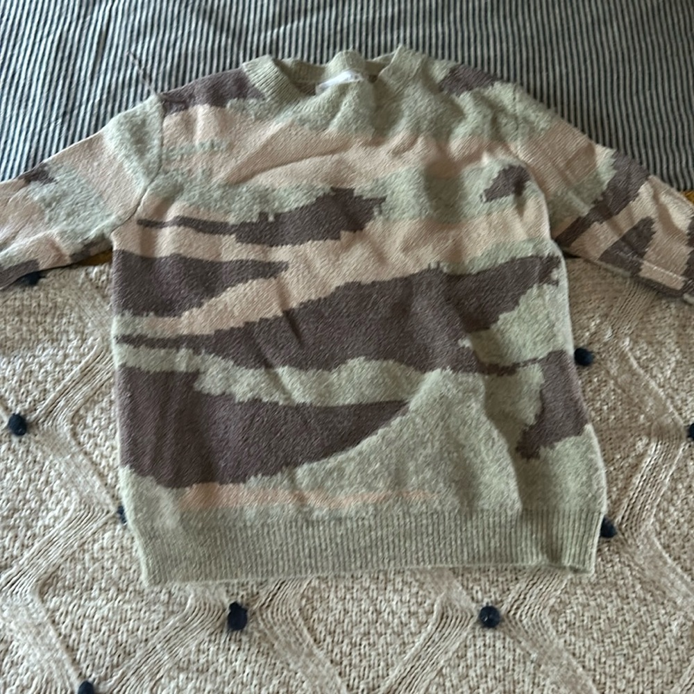 Camo sweater